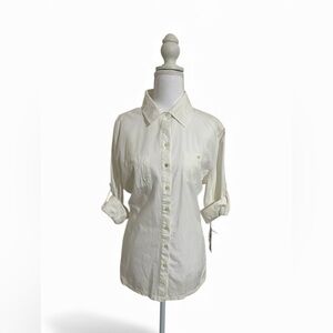 Converse Women's One - Star Long Sleeve Button Down Shirt